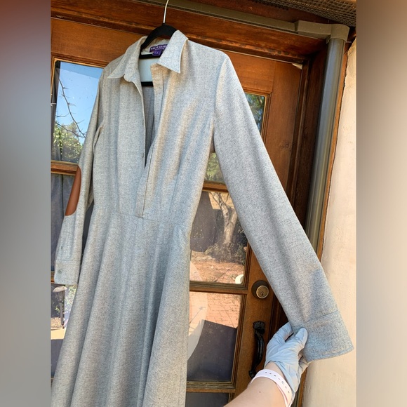 💜RALPH LAUREN PURPLE LABEL VINTAGE RIDING DRESS size 8 LIKE NEW🩷 - Picture 3 of 16